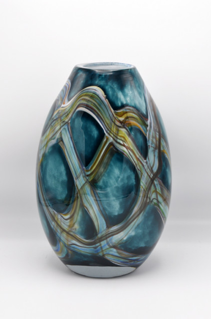 Loranto + Green life, vaas, plat hoog